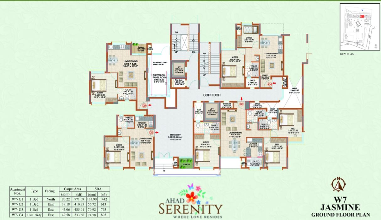 Floorplan | Ahad Serenity | Bangalore