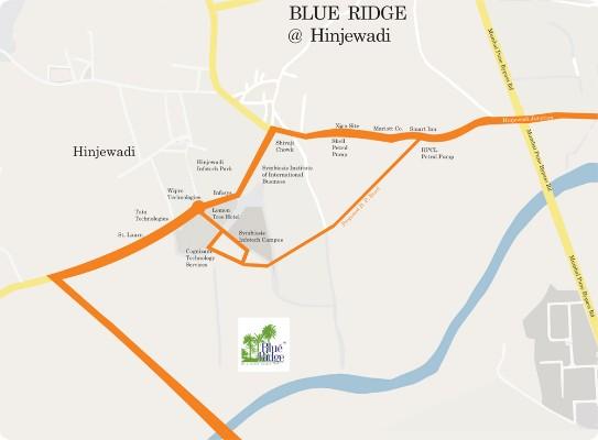 Paranjape Blue Ridge Location Map